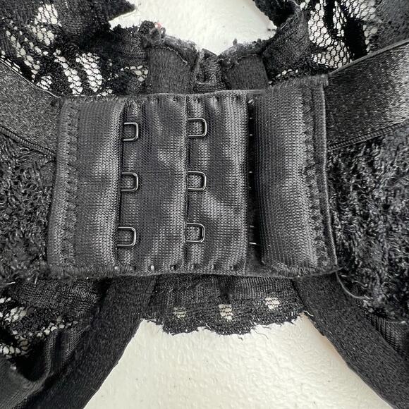 Smart And Sexy 40DD Bra Signature Lace Unlined Underwire In Black SA964 - Picture 7 of 16